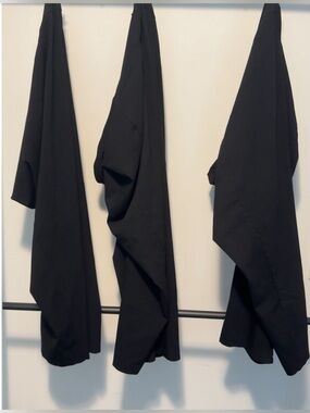 THREE PAIRS of Counterparts Black Pull-On Women’s Slacks